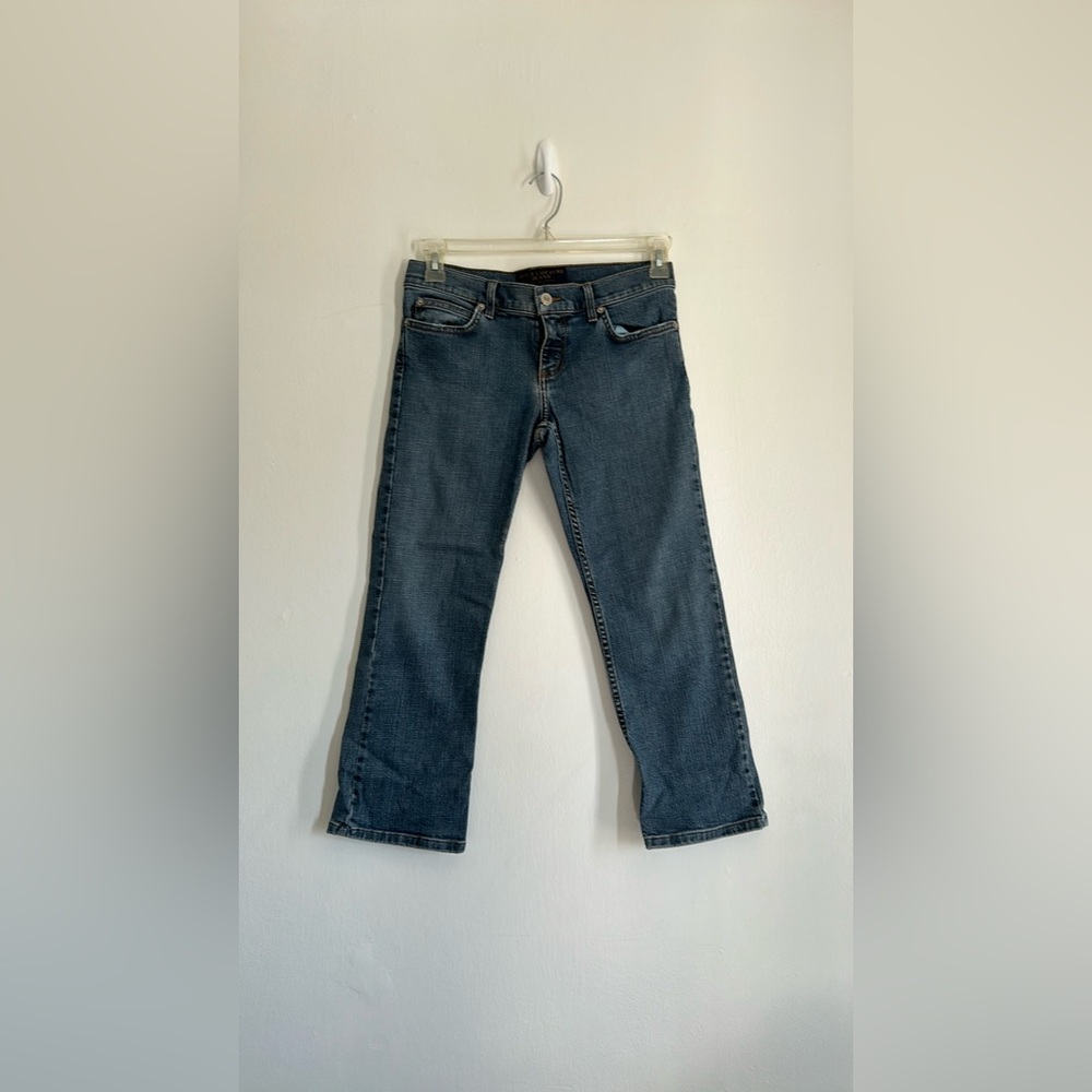 VTG Y2K Juicy Couture Low Rise Jean Capris 28 Medium Wash